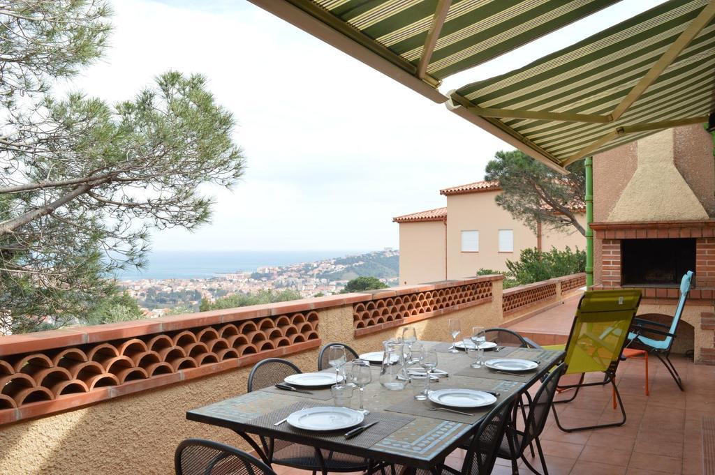 Villa Superbe Vue Sur Mer Et Sur La Montagne Jardin Terrasses 滨海巴纽尔斯 外观 照片